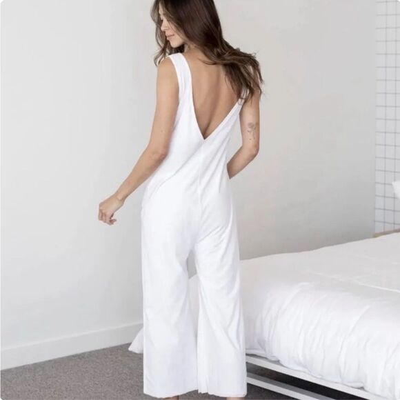 Lunya Organic Pima Romper Black Size L - Picture 6 of 8